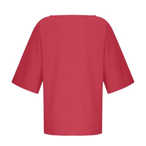 Girls 3/4 Sleeve Loose Shirt Lightweight Soft Black Fall Tshirts Kids Casual Crewneck Baggy Comfy Summer Clothes3