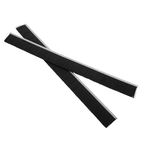 OSALADI 2Pcs Brushed Mailbox Lid Seal Brush Durable Nylon Dust Removal Tool for Home Office Letter Box Easy Installation Bristle Strip for Use