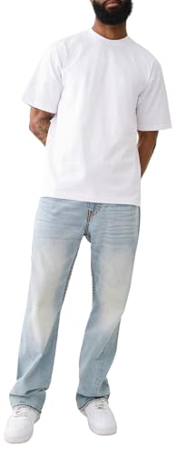 True Religion Men's Joey Super T Flap Twisted Seam 1/2"4