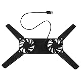 Portable et peu encombrant : sa conception compacte et légère facilite le transport et le rangement, idéal pour une utilisation . support de refroidissement pour ordinateur portable