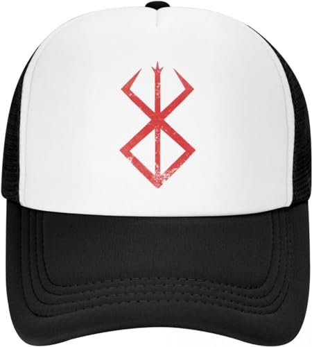GPMZZMIX Boné de beisebol Hiphop Sun Hat Berserk boné de beisebol para homens e mulheres chapéu de camionista cômico ajustável com fechadura personalizada para presente de outono, Cor