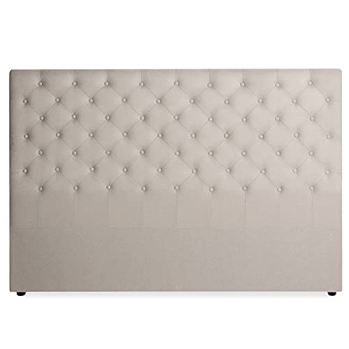 INTENSE DECO Tête de lit capitonnée Constance 180cm Tissu Beige