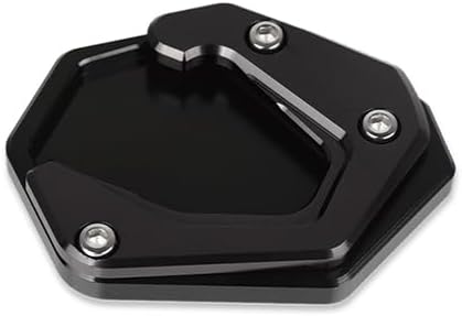 Motorcycle Kickstand Extender Pad for Benelli Tornado 302R 252R, Durable Side Stand Extension Plate, Heavy Duty Kickstand Brace, Enhances Motorcycle Stand Stability,B Red