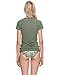 Body Glove Women's Standard Smoothies in-Motion Solid Short Sleeve Rashguard with UPF 50+, Cactus, X-Large