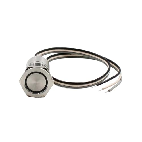 Interrupteur métallique 16mm bouton parfait pour panneau de bateau et extérieur