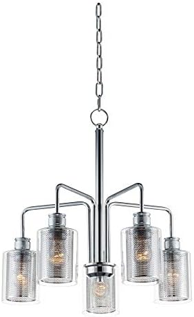 Maxim 11536CLPC Filigree Pendant, 5-Light 300 Total Watts, Polished Chrome