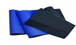 V-VAPE Breathable Neoprene Compression Waist Trimmer Belt Lower Back Pain Body Lumbar Control Support Brace Adjustable Exercise Sports Band Strap Ab Wrap for Men Women Blue
