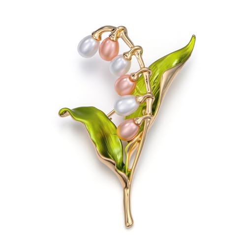 Image of 14K Gold-Plated Flower Brooch Pins Crystal Rhinestone Flower Brooch Pin Accessories Christmas Birthday Gift for Women