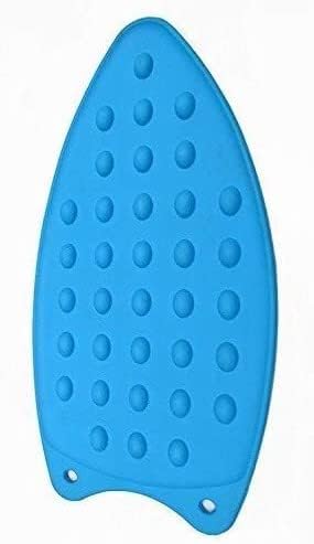 Alfombrillas de silicona para planchar la ropa, tapete de silicona antideslizante (azul)