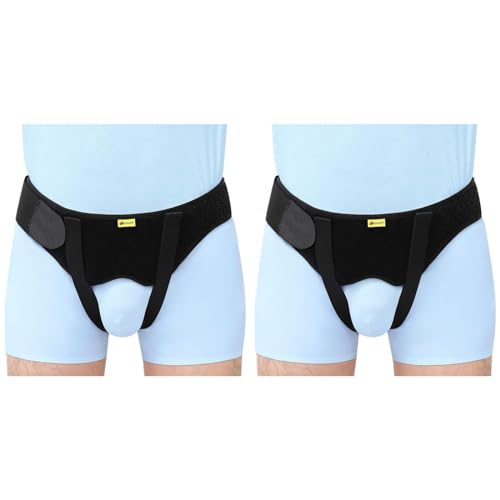 Faja para Hernia para Hombre con Almohadillas Ajustables