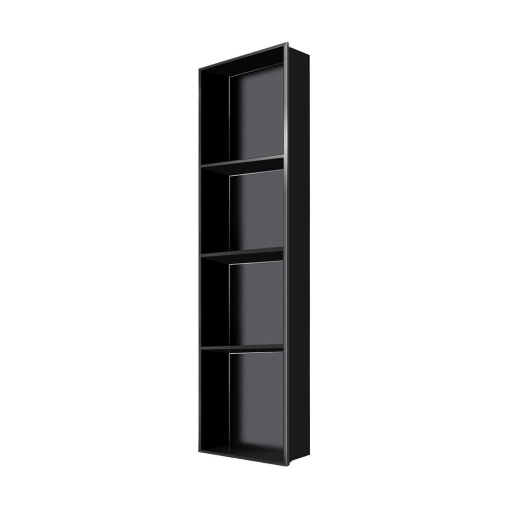 Stainless Steel Shower Niche Bathroom Wall Organizer Shelves No Tile Needed Waterproof Recessed Niche Shower Storage Caddy Black-120x28x12