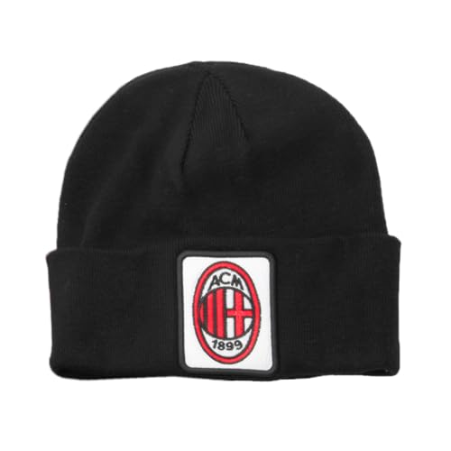 Bonnet AC Milan noir idéal pour rester au chaud au stade ou en ville