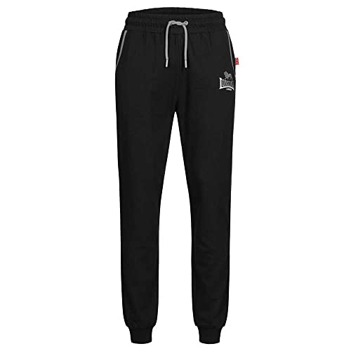 Pantalon de sport homme Lonsdale jogging molleton bas bicolore