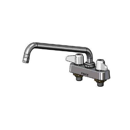 T&S Brass 5F-4CLX12 Equip 4" C/C Deck Mount Workboard Faucet with 12" Swing Nozzle