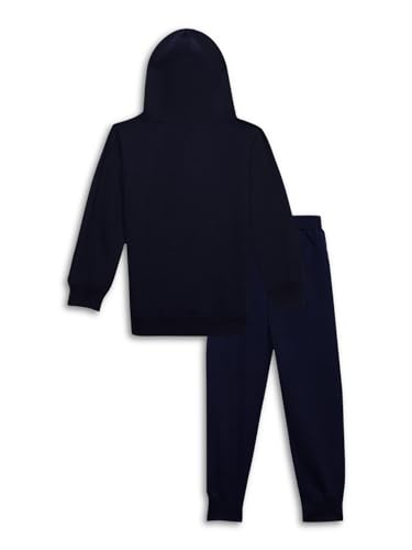 Image of Mack Jonney Printed Hooded Cotton Fleece Tracksuit Co-Ord Set for Kids-MACK38112