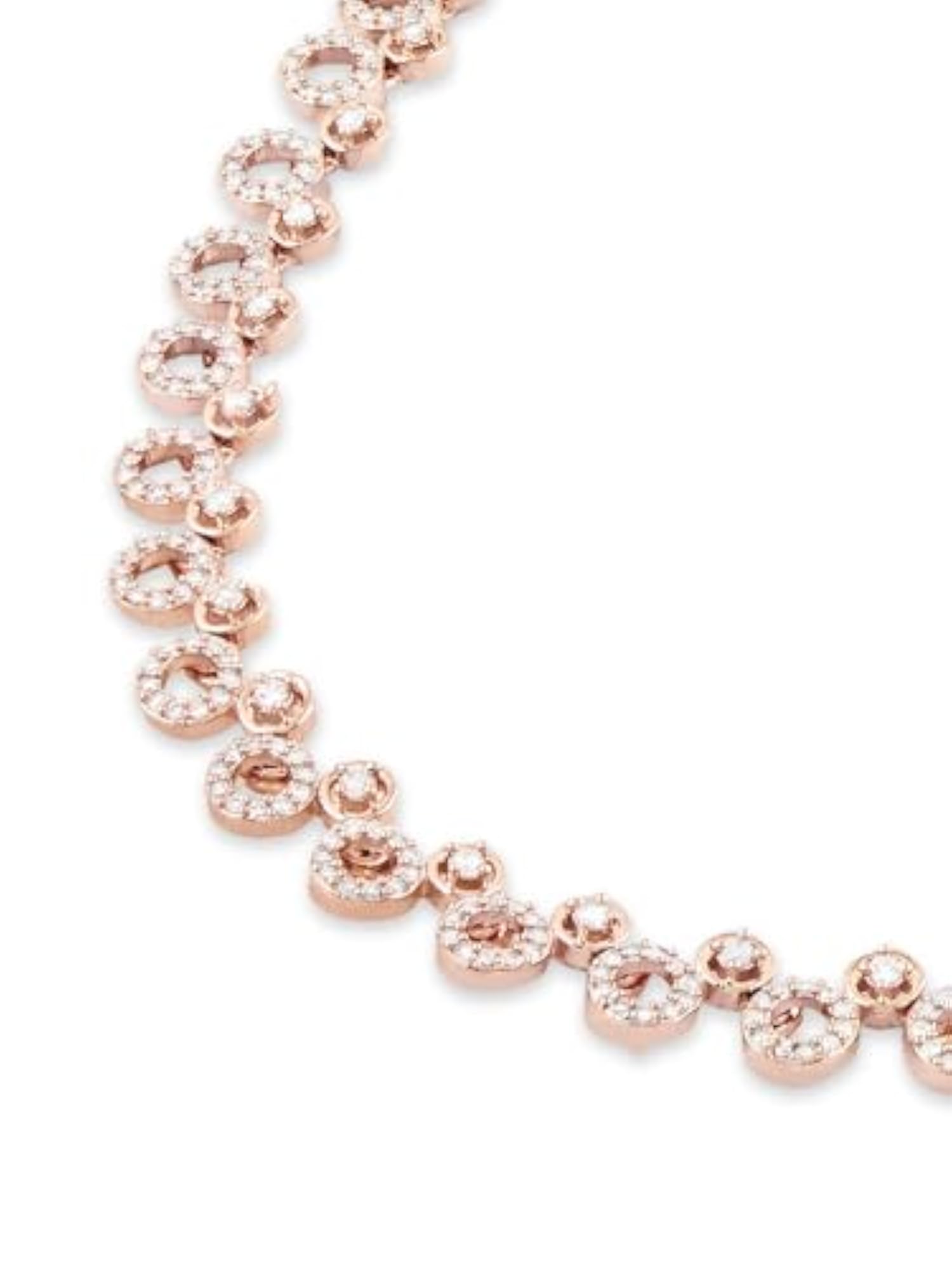 CZ Sparkling 3-Piece Brass Jewelry Set
