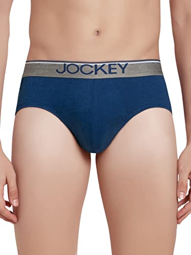 Image of Jockey 8037 Men's Super Combed Cotton Solid Brief with Ultrasoft Waistband