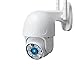 Produktbild Überwachungskamera Aussen WLAN,1080P Dome IP Kamera Outdoor WiFi Video Surveillance,PIR Erkennung, Automatische Verfolgung, 30m IR&Farbe Nachtsicht,2-Way-Audio,Pan Tilt,SD Kartenschlitz,Camhi,Weiß