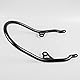 Neue Z900RS Beifahrersitz Hand Haltegriff Schiene Heckgriff Halterung Sozius Armlehne für Z900 RS Z 900 RS Z-900-RS 2018 2019 2020 2021 2022 2023 Motorrad Gepäckstütze hinten (Schwarz)