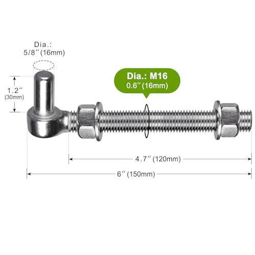 Insaga Gate Hinge M16 - Image 2
