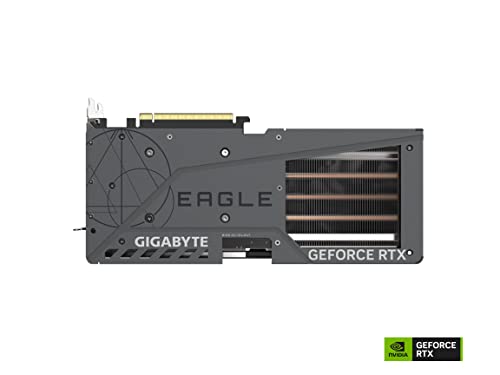 Image of GIGABYTE GeForce RTX 4070 Ti Eagle OC 12G Graphics Card, 3X WINDFORCE Fans, 12GB 192-bit GDDR6X, GV-N407TEAGLE OC-12GD Video Card