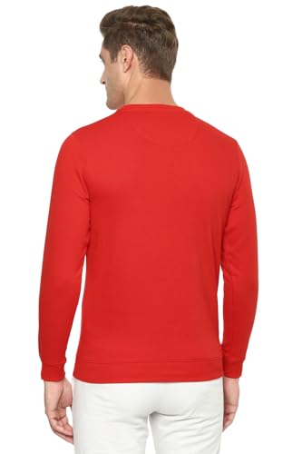 Image of Van Heusen Men Round Neck Cotton Sweatshirt
