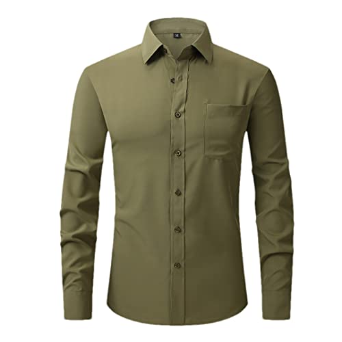Chemise extensible homme manches longues coupe régulière XL