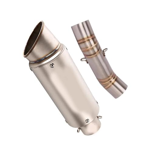 Tuyau d'échappement 51mm en acier inoxydable pour CB400X