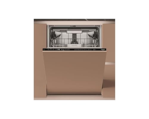 Hotpoint - H7IHP40L Lave-vaisselle Intégrable 60 cm avec 15 Couverts - Zone Wash 3D, Active Dry - Interface Digitale - Niveau sonore 39 dB, Classe...
