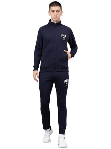 Image of Men's Winter Fleece Tracksuit | Zip-Up Sweatshirt & Track Pants, Soft Fleece Fabric, Warm 2-Piece Sportswear for Gym, Streetwear & Casual Wear |FTS-68