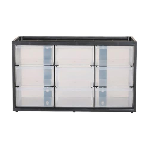CRAFTSMAN Plastic Storage Organizer Bin System, 9 Compartment, Modular, Home Office (&lrm;CMST40709)