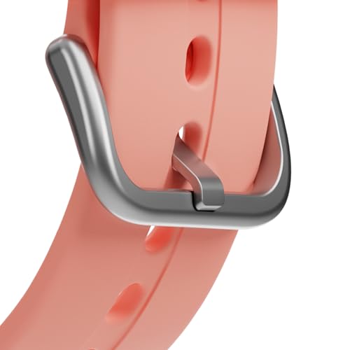 Gabb Watch Style Band - Kids Watch Band Replacement, Flexible, Waterproof Soft Silicone for All Watches, Easily Adjustable, Sweatproof and High-Performance Silicone (Peachy Pink)3