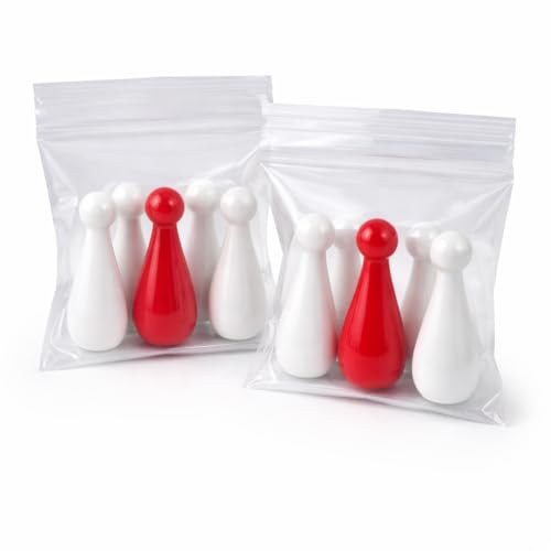 2 Confezioni di Birilli Colorati Stampati 25 mm – Set 2 confezione da 5 Birilli da Biliardo Italiano, Goriziana e Internazionale – Accessori Gioco Professionali in Plastica Dura Resistente