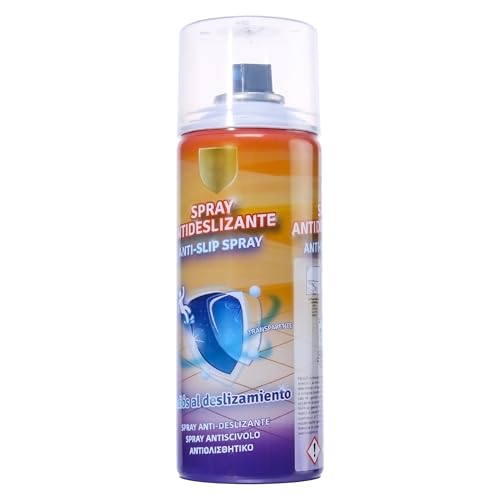 Etrexonline Spray Antideslizante Transparente Superficies 400ml - Mejora la Seguridad en Duchas, Escaleras, Bañeras y Piscinas - Resistente al Agua, Acabado Texturizado - 1 Unidad
