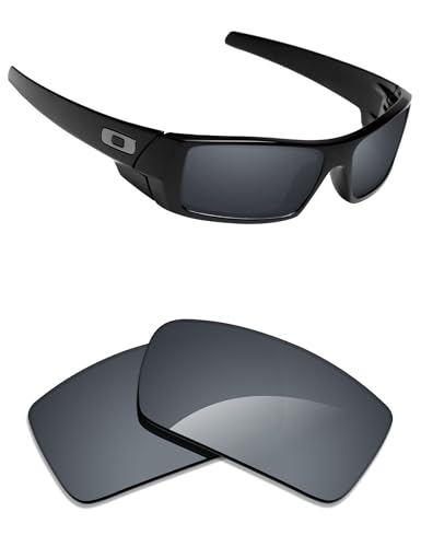 Image of Alphax Polarized Replacement Lenses for Oakley Gascan OO9014 60mm Sunglasses | Glare Reduction | Precision Cutting