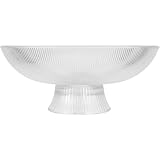 Coupe à fruits décorative : les bords lisses du plat évitent tout contact avec vos fruits ou vos mains, pour une expérience optimale. coupe à bonbons idéale pour le bureau