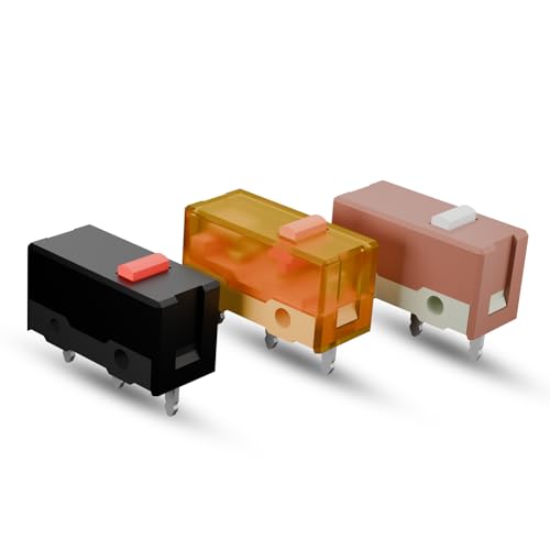 Image of Kreo Variety Pack of 3 Switches - Huano Brown, Kalih Gm 2.0, TTC Gold, Compatible With All Mice,Push Button