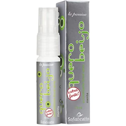 Aromatizante Bucal Quero Beijo Menta Extra Forte Refrescante