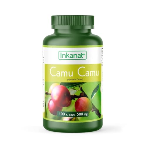 Camu Camu en capsules Bio 100x500mg| INKANAT | Vitamine C naturelle, antioxydant et stimulant immunitaire.