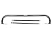 NRG Innovations HBR-002 TI Titanium 49" Harness Bar