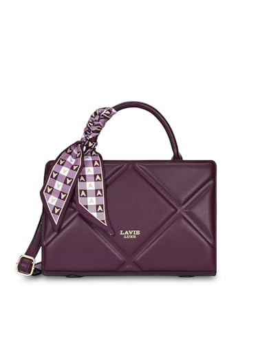 Image of Lavie Luxe Women's Quaro Horizontal Satchel Handbag for Women | Satchel Bag for Work | Ladies purse | Stylish Shoulder Bag | Gift For Women