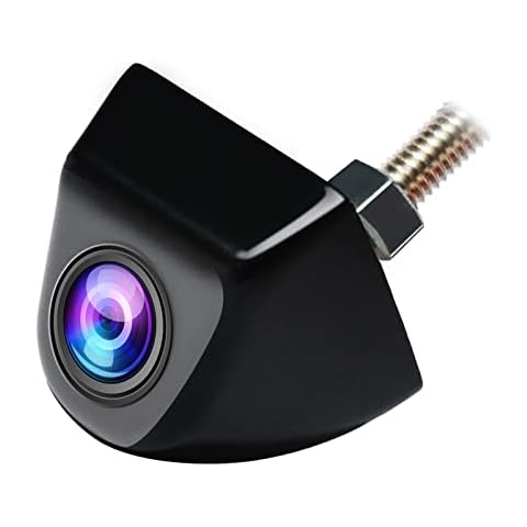 PARKVISION Reversing Camera,Super Wide Viewing Angle with Excellent Night Vision Metal Housing Reverse Camera,Parking Line Optional Parking Camera,Color Black[SW-115W] Cover