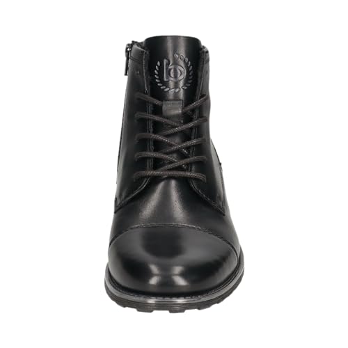 bugatti man Herren Schnürstiefeletten, Männer Lace-up Boots,Booties,halbstiefel,Kurzstiefel,Freizeit,leger,schnürschuhe,schwarz (1000)… – Ansicht 5
