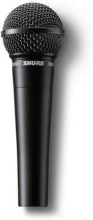 Shure Microfone vocal dinâmico cardioide SM58 - Preto