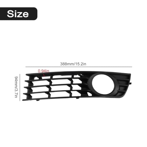 Grille antibrouillard plastique renforcé ajustement précis 8E0807681 A4 B6 - 5
