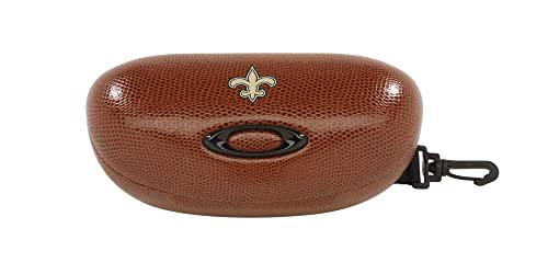 Oakley Capa de óculos de sol NFL Collection Football retangular, marrom, tamanho único