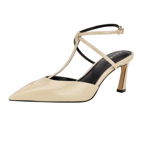 Calvin Klein Women's Avriel Ivory 5 Medium