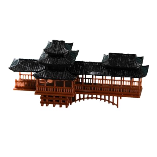 Pont Décoratif Jardin Japonerie COLLBATH Résistant Intempéries Plastique