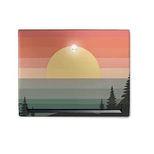 Image of MightySkins Skin Compatible with Alienware M18 R1 (2023) Full Wrap Kit - Sunset Forest | Protective, Durable, and Unique Vinyl Decal wrap Cover | Easy to Apply & Change Styles | Made in The USA