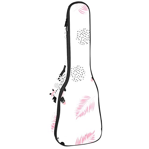 Housse ukulélé ténor et soprano imperméable avec motif panda rose